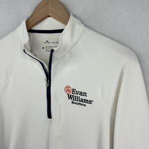 EVAN WILLIAMS Top Womens M PETER MILLAR Perth Performance Bourbon Whiskey White
